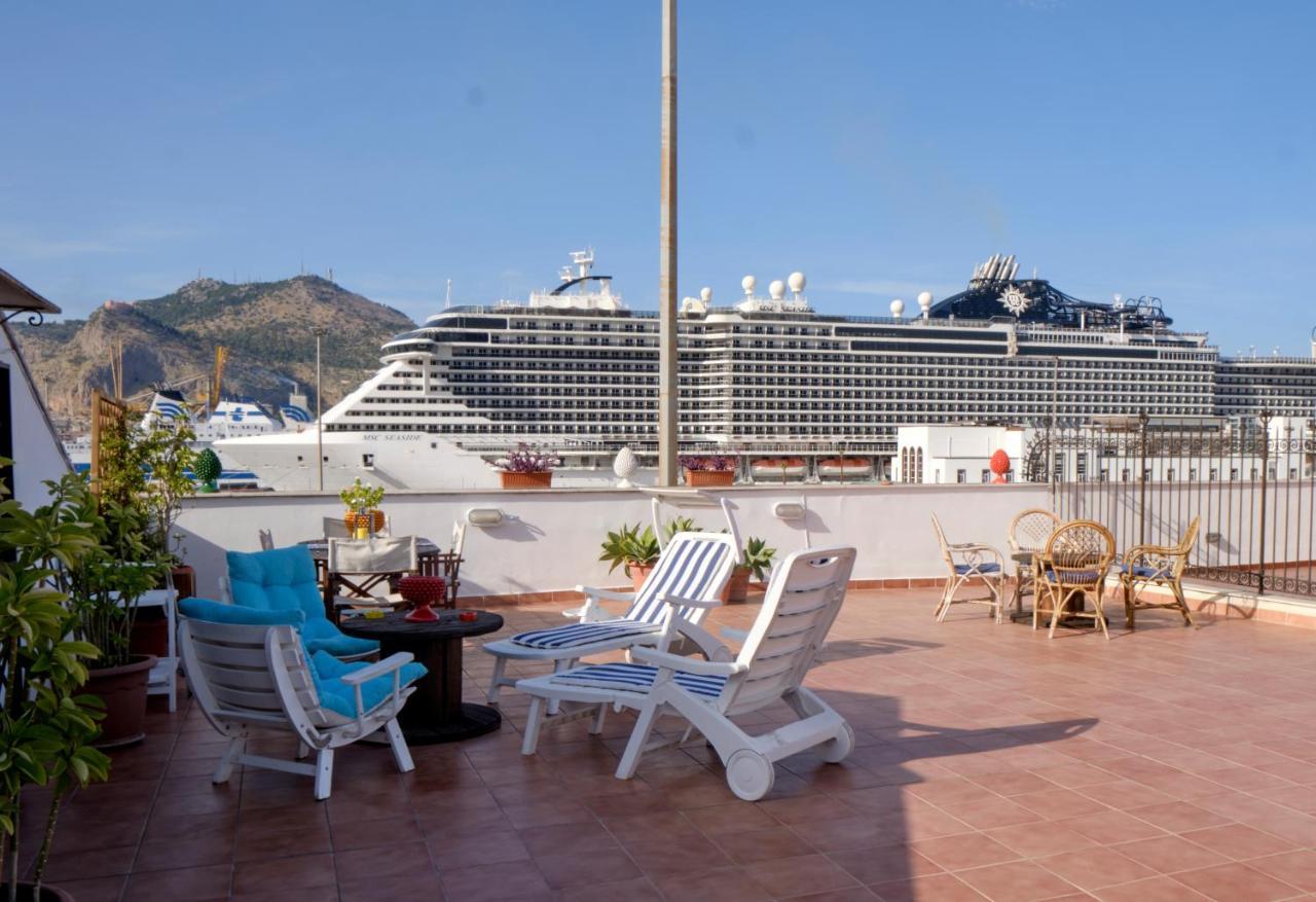 شقة Attico Con Terrazza Sul Porto باليرمو المظهر الخارجي الصورة